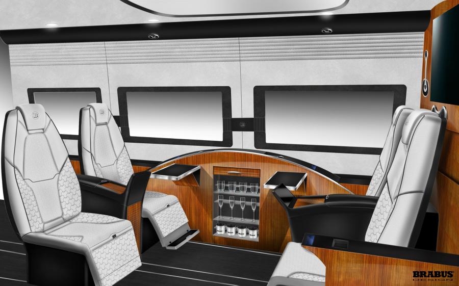 Интерьер Mercedes-Benz Sprinter Business Lounge by Brabus (Br.906) 2014 года  (фото 24 из 33)